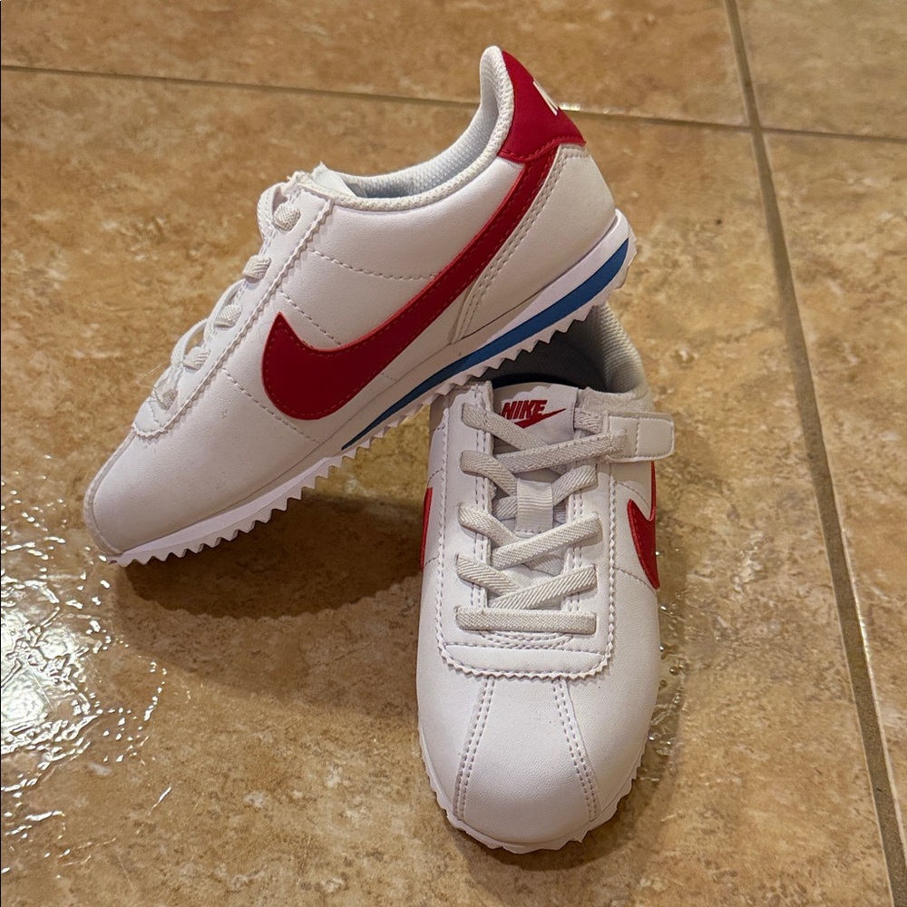 Nike Kids Boys Cortez Sneakers - Red & Blue
